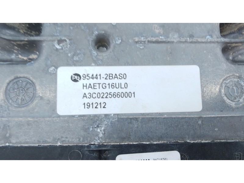 Recambio de centralita unidad control para hyundai ioniq (ae) 1.6 gdi hybrid referencia OEM IAM 954412BAS0 A3C0225660001 E3-A3-2