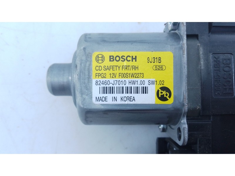 Recambio de motor elevalunas delantero derecho para kia ceed (cd) 1.4 t-gdi referencia OEM IAM 82460J7010  E2-B5-9-2