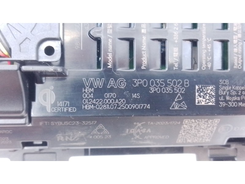 Recambio de modulo electronico para cupra formentor (kmp) 2.0 tdi referencia OEM IAM 3P0035502B  E2-A1-4-7