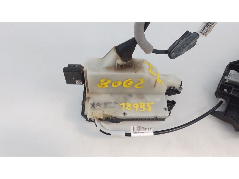 Recambio de cerradura puerta trasera izquierda para peugeot 2008 (--.2013) allure referencia OEM IAM 9812501280  E1-A4-12-1