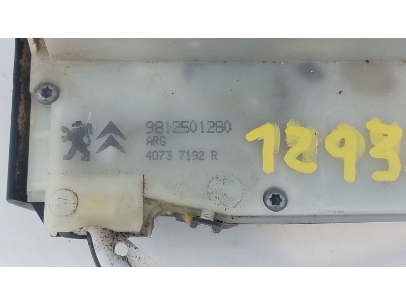 Recambio de cerradura puerta trasera izquierda para peugeot 2008 (--.2013) allure referencia OEM IAM 9812501280  E1-A4-12-1
