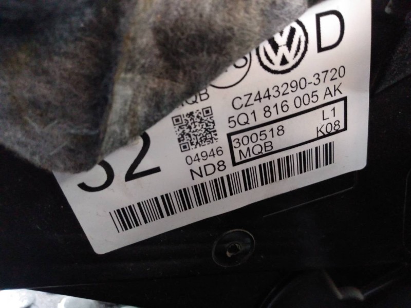 Recambio de mueble calefaccion para skoda octavia combi (5e5) ambition referencia OEM IAM 5Q1816005AK  P2-B4-6