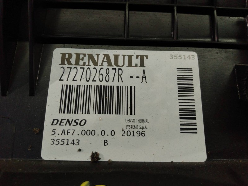 Recambio de mueble calefaccion para renault master kasten l1h1 ka 3,5t referencia OEM IAM 272702687R  P2-A2-30