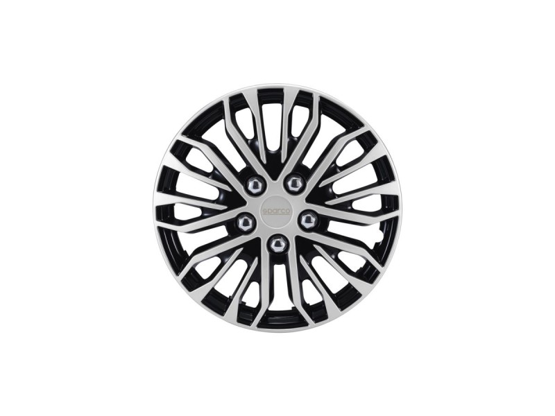 Recambio de tapacubos rueda para universal tapacubos tapacubos sparco tokio intl bicolor 15´´ / 16´´ referencia OEM IAM SPC1617B