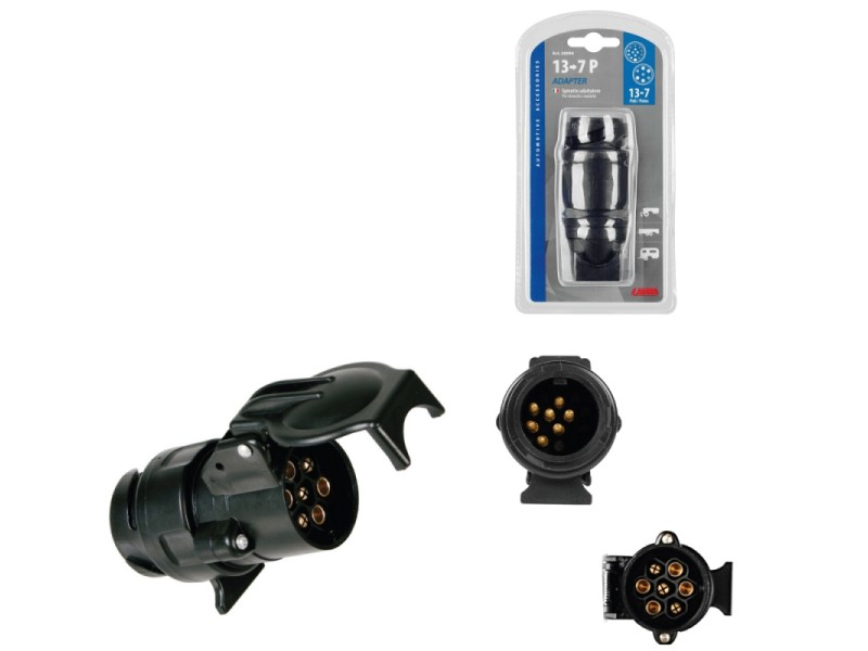 Recambio de base enchufe para universal tienda enchufe adaptador polos 13 macho 7 hembra / 7 macho 13 hembra referencia OEM IAM 