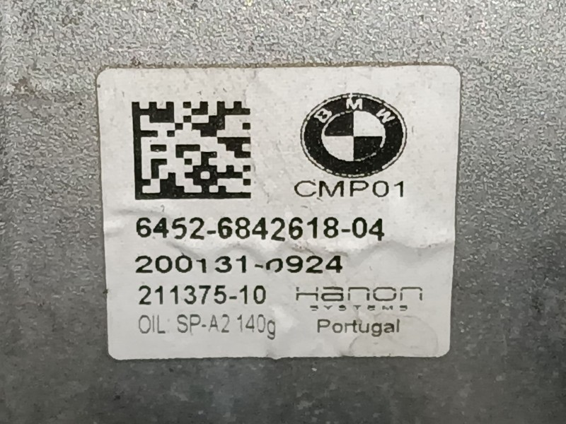 Recambio de compresor aire acondicionado para bmw x2 (f39) sdrive 18 d referencia OEM IAM   