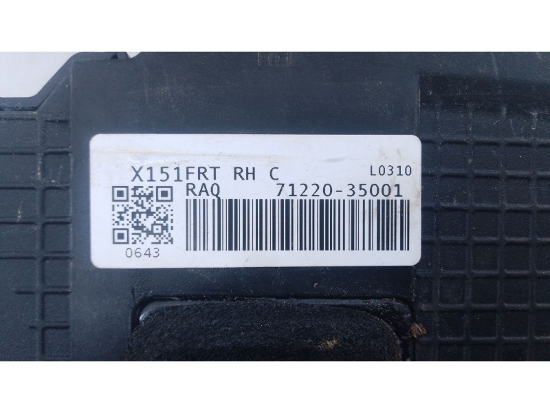 Recambio de cerradura puerta delantera derecha para ssangyong tivoli 1.2 referencia OEM IAM   