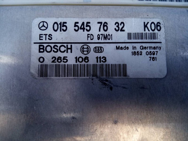 Recambio de centralita unidad control para mercedes-benz clase e (w210) berlina diesel 300 diesel (210.020) referencia OEM IAM 0