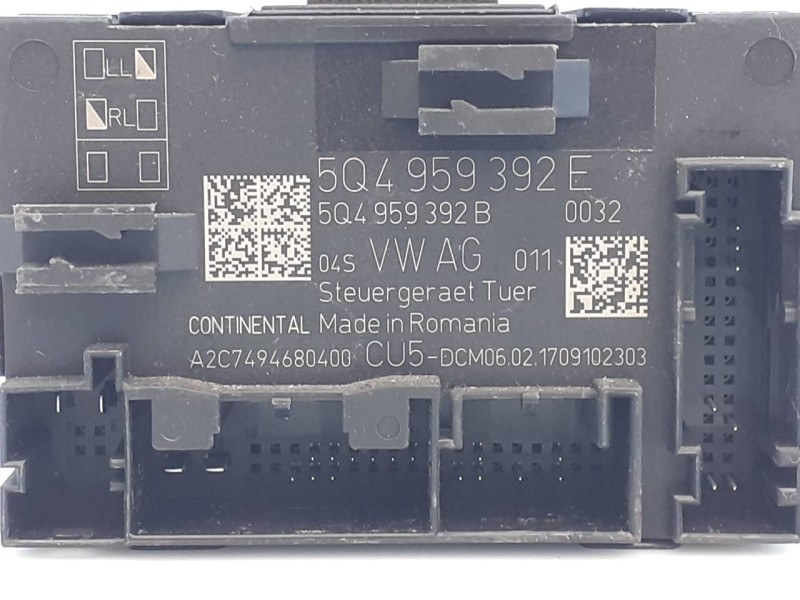 Recambio de modulo elevalunas delantero derecho para ford kuga (cbv) titanium 4x2 referencia OEM IAM 5Q4959392E  