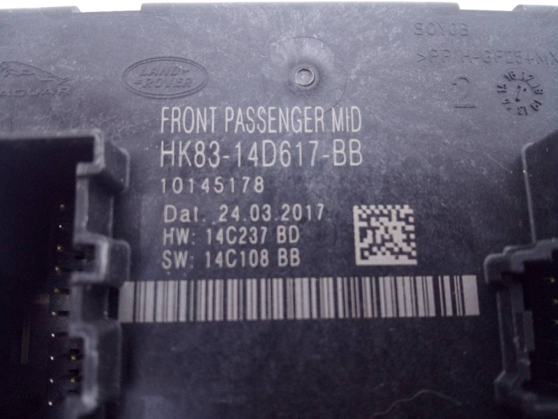 Recambio de modulo elevalunas delantero derecho para land rover evoque se referencia OEM IAM HK8314D617BB 10145178 E3-B3-18-3