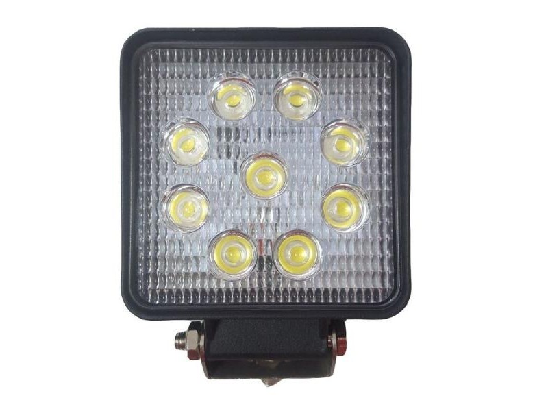 Recambio de faro trabajo led para universal ferreteria riatec mod2516 - faro universal 9 led 10-30v cuadrado referencia OEM IAM 