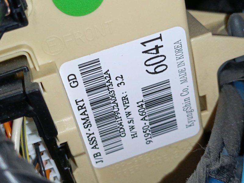 Recambio de caja reles / fusibles para hyundai i30 (gd) 1.6 crdi referencia OEM IAM 91950A6041  