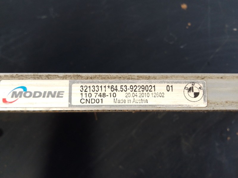 Recambio de condensador / radiador aire acondicionado para bmw x1 (e84) xdrive 18 d referencia OEM IAM 321331164  P2-B5-3