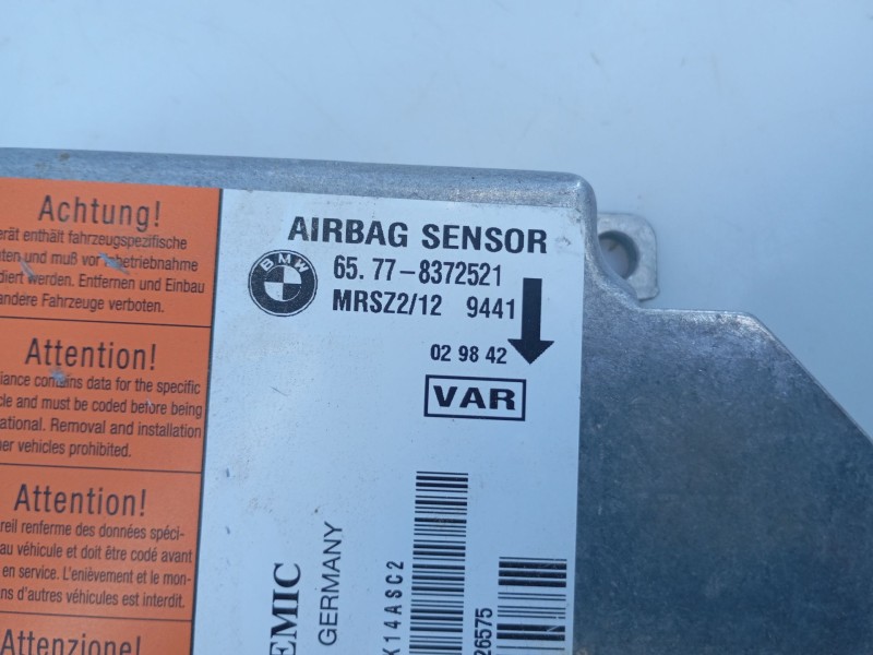 Recambio de centralita airbag para bmw serie 3 berlina (e46) referencia OEM IAM 65778372521  E3-A2-36-1