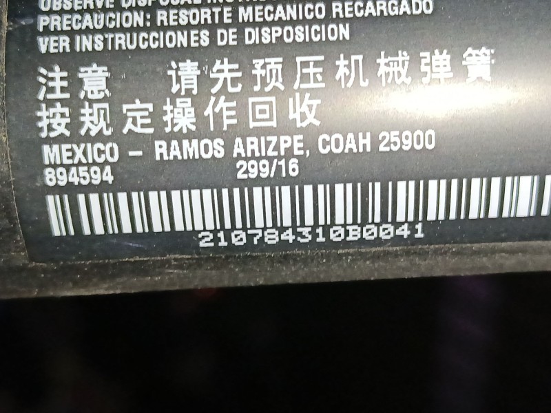 Recambio de amortiguador porton trasero derecho para bmw x3 (f25) xdrive 20 d referencia OEM IAM 7232004 18202210 