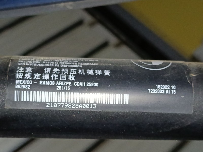 Recambio de amortiguador porton trasero izquierdo para bmw x3 (f25) xdrive 20 d referencia OEM IAM 7232003 18202210 