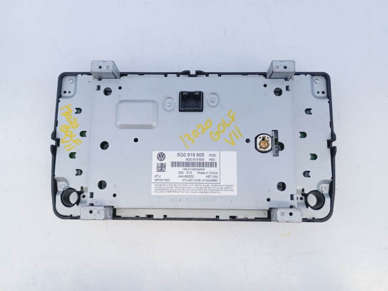Recambio de sistema de audio/ radio usb para volkswagen golf vii lim. (bq1) sport referencia OEM IAM 5G0035819A 5G0919605 E2-A1-