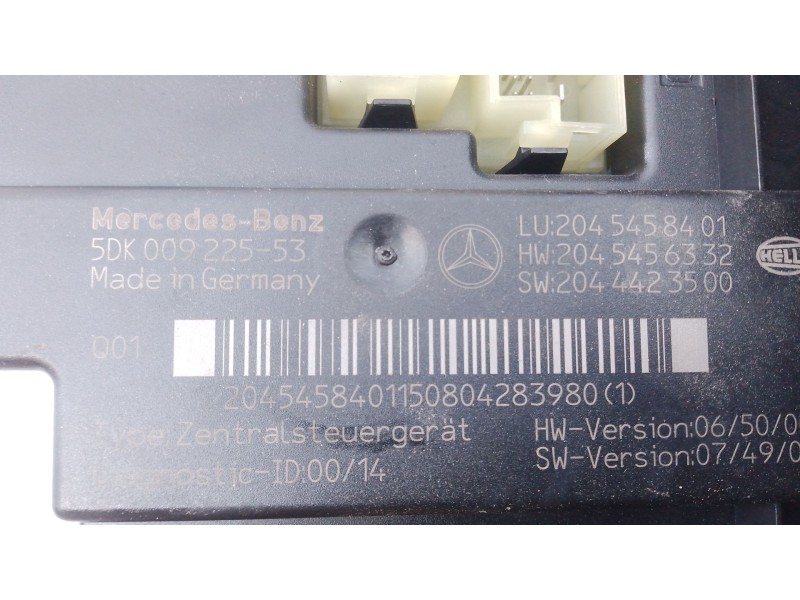 Recambio de caja reles / fusibles para mercedes-benz clase c (w204) c 200 cdi (204.007, 204.006) referencia OEM IAM 5DK00922553 