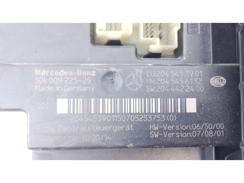 Recambio de caja reles / fusibles para mercedes-benz clase c (w204) c 250 cdi (204.003) referencia OEM IAM 5DK00922525 204545390