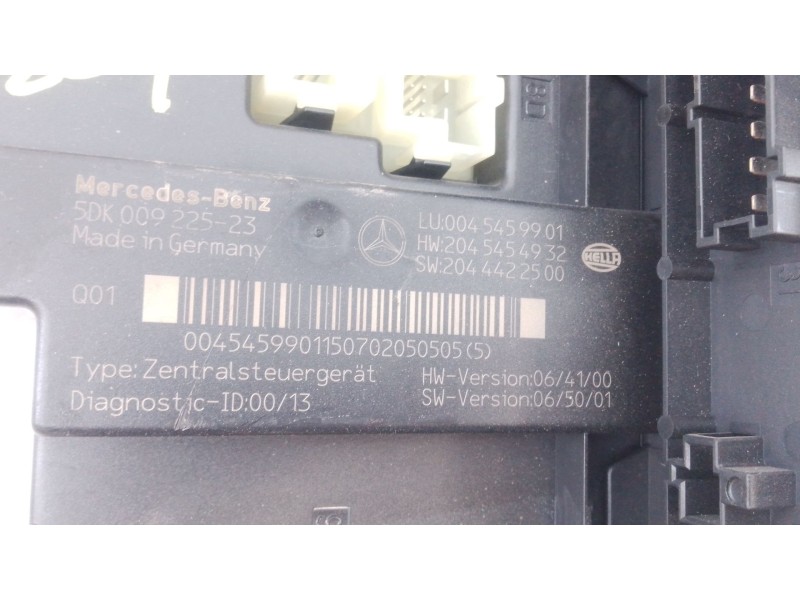 Recambio de caja reles / fusibles para mercedes-benz clase c (w204) c 200 cdi (204.007, 204.006) referencia OEM IAM 5DK00922523 