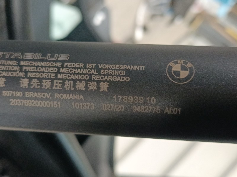 Recambio de amortiguador porton trasero derecho para bmw x2 (f39) sdrive 18 d referencia OEM IAM 17893910  