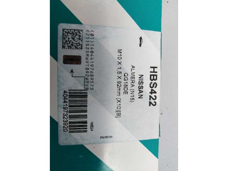 Recambio de tornillos culata para nissan almera (n16/e) 1.5 16v cat referencia OEM IAM HBS422 NUEVO T1-4-B6-3