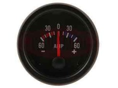 Recambio de indicador / reloj para universal indicador amperimetro 12v (negro) referencia OEM IAM MTR1002B12 NUEVO T-T2-FRENTE