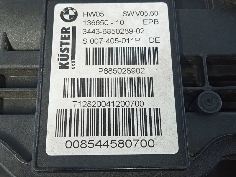 Recambio de modulo freno mano para bmw x5 (e70) xdrive40d referencia OEM IAM 3443685028902 P685028902 P1-B3-3