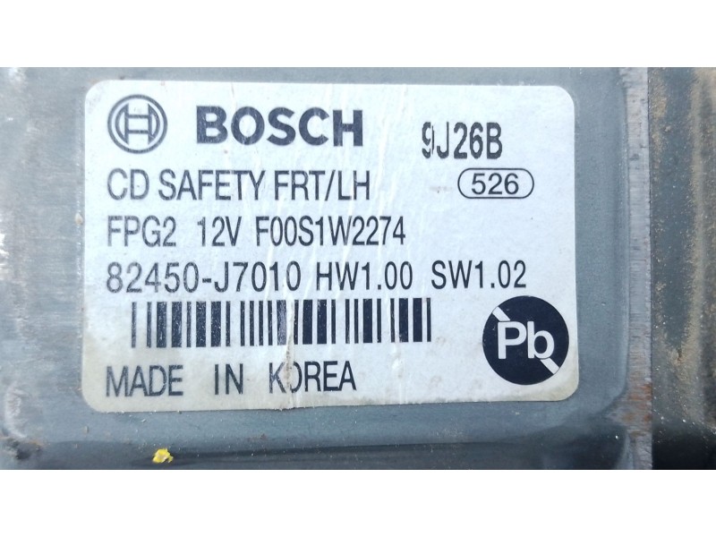 Recambio de motor elevalunas delantero izquierdo para kia ceed (cd) 1.4 t-gdi referencia OEM IAM 82450J7010  E2-B5-9-2