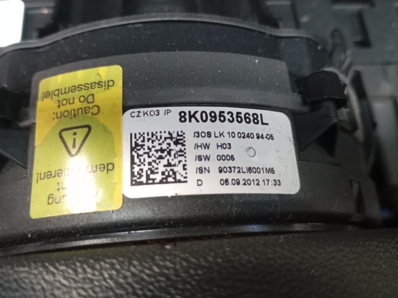 Recambio de anillo airbag para audi q5 (8rb) 2.0 tdi quattro referencia OEM IAM 8K0953568L  