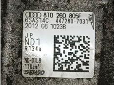 Recambio de compresor aire acondicionado para audi q5 (8rb) 2.0 tdi quattro referencia OEM IAM    2