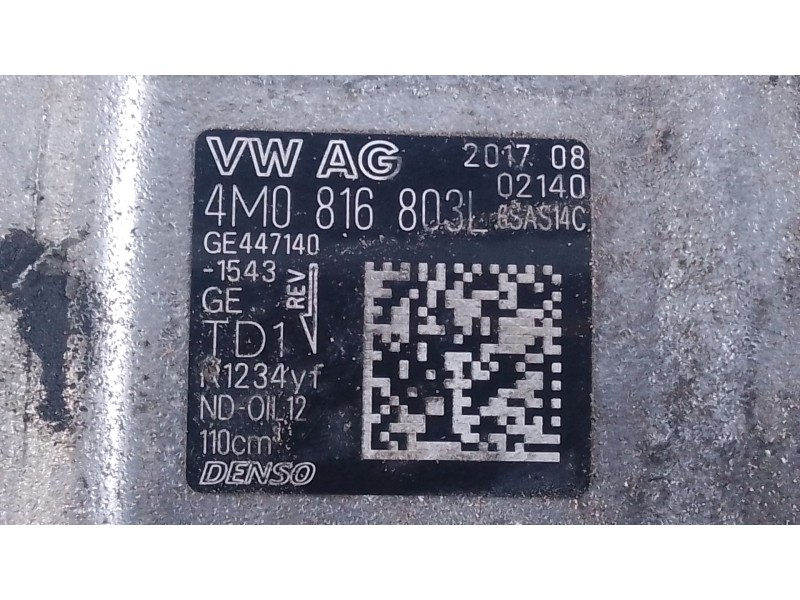 Recambio de compresor aire acondicionado para audi a7 sportback (4ga, 4gf) 3.0 tdi quattro referencia OEM IAM   