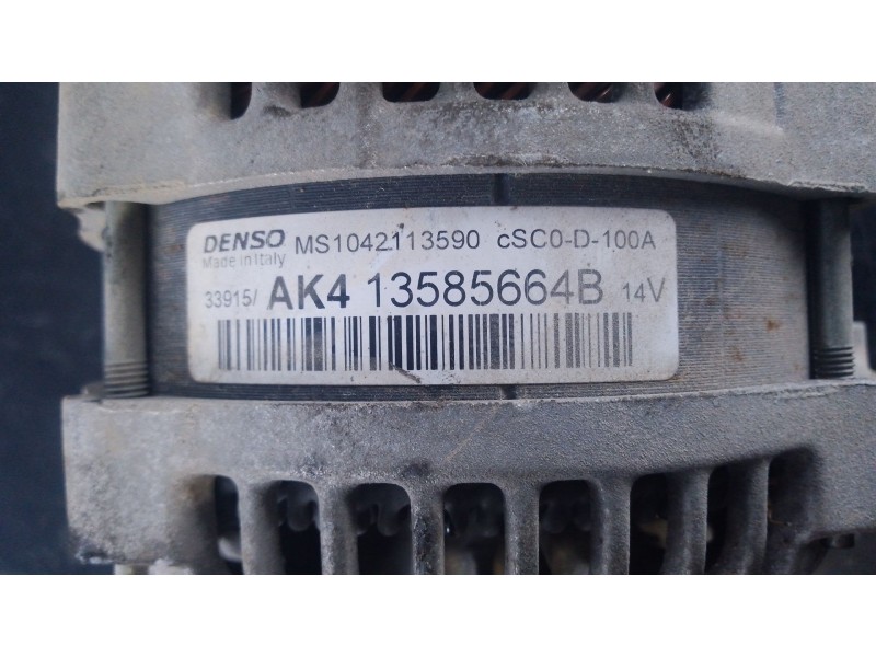 Recambio de alternador para opel corsa e selective referencia OEM IAM   