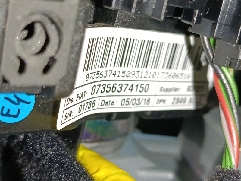 Recambio de anillo airbag para jeep renegade suv (bu, b1, bv) 2.0 crd 4x4 referencia OEM IAM   