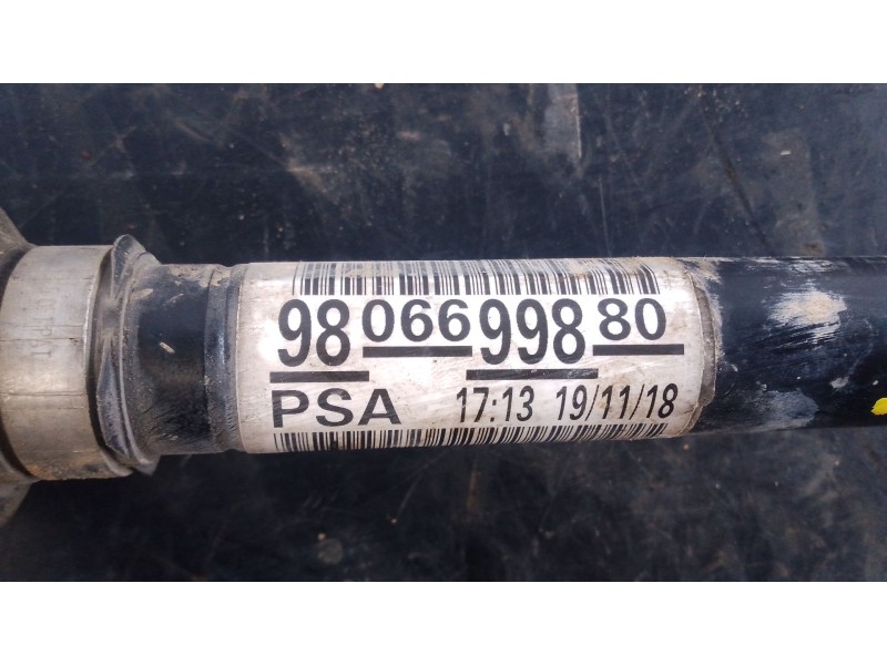 Recambio de transmision delantera izquierda para opel grandland / grandland x (a18, p1uo) 1.2 (75) referencia OEM IAM 9806699880