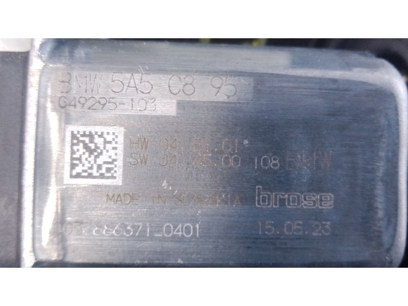 Recambio de elevalunas trasero izquierdo para bmw x3 (g01, f97, g08) xdrive 20 d mild-hybrid referencia OEM IAM   