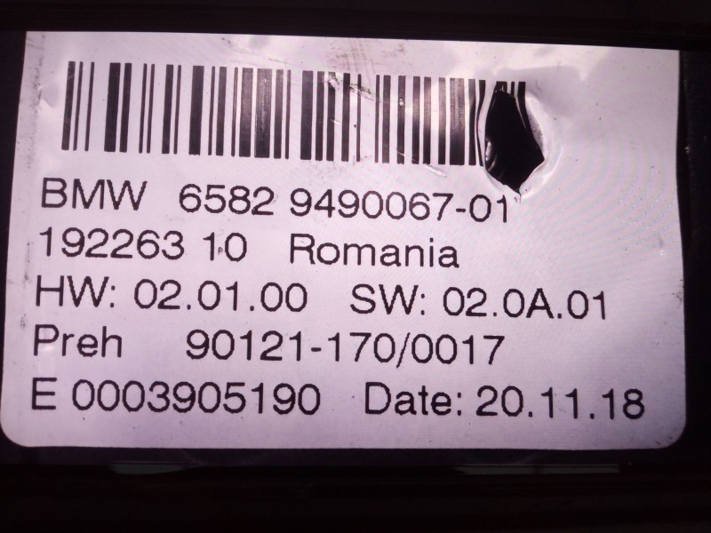 Recambio de sistema navegacion gps para bmw serie x1 (f48) sdrive18d referencia OEM IAM 6582949006701 6550880336902 E3-A2-42-3