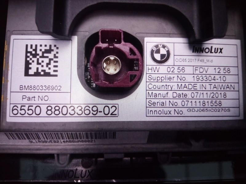 Recambio de sistema navegacion gps para bmw serie x1 (f48) sdrive18d referencia OEM IAM 6582949006701 6550880336902 E3-A2-42-3