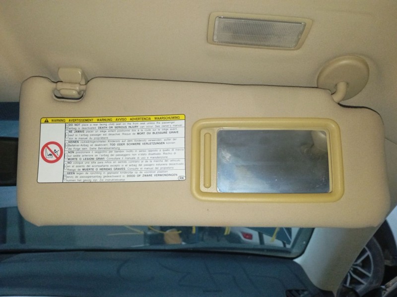 Recambio de parasol derecho para lexus is ii (_e2_) 220d (ale20) referencia OEM IAM   