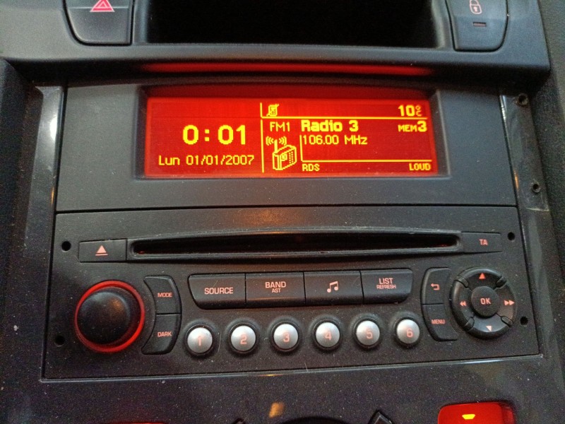Recambio de sistema audio / radio cd para peugeot 5008 (0u_, 0e_) 2.0 hdi 150 / bluehdi 150 referencia OEM IAM   