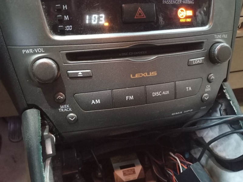Recambio de sistema audio / radio cd para lexus is ii (_e2_) 220d (ale20) referencia OEM IAM   