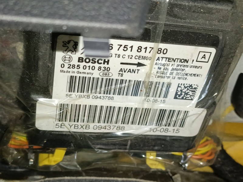 Recambio de centralita airbag para peugeot 5008 (0u_, 0e_) 2.0 hdi 150 / bluehdi 150 referencia OEM IAM   