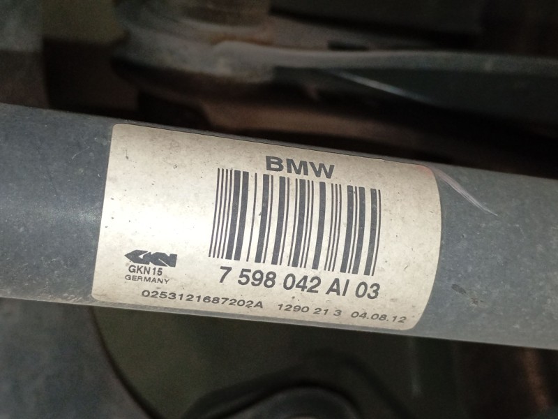Recambio de transmision trasera derecha para bmw x3 (f25) xdrive 20 d referencia OEM IAM 7598042  