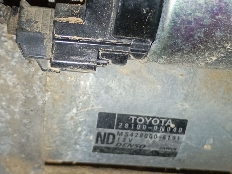 Recambio de motor arranque para toyota auris (_e18_) 1.4 d-4d (nde180_) referencia OEM IAM 281000N040  