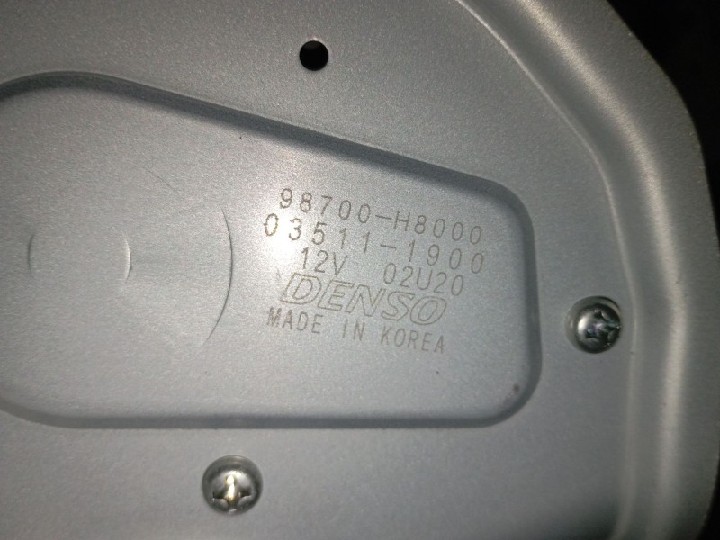 Recambio de motor limpia trasero para kia rio iv (yb, sc, fb) 1.25 referencia OEM IAM 98700H8000  