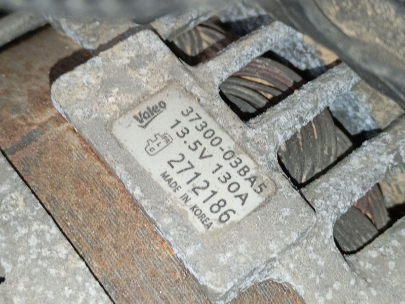 Recambio de alternador para kia rio iv (yb, sc, fb) 1.25 referencia OEM IAM 3730003BA5  