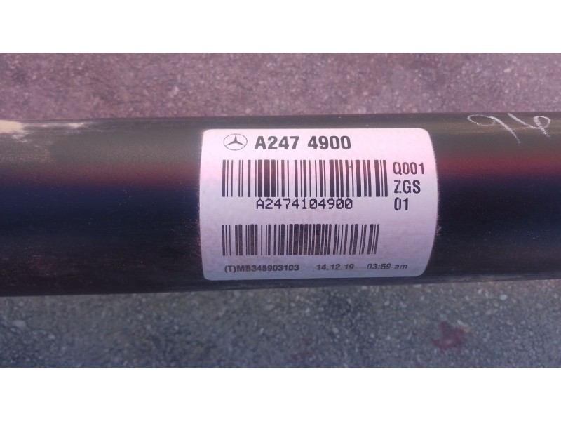 Recambio de transmision central para mercedes-benz glb (x247) glb 200 d 4-matic (247.613) referencia OEM IAM 2474104900  