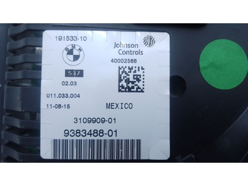 Recambio de cuadro instrumentos para bmw x4 (f26) xdrive 20 d referencia OEM IAM 938348801  