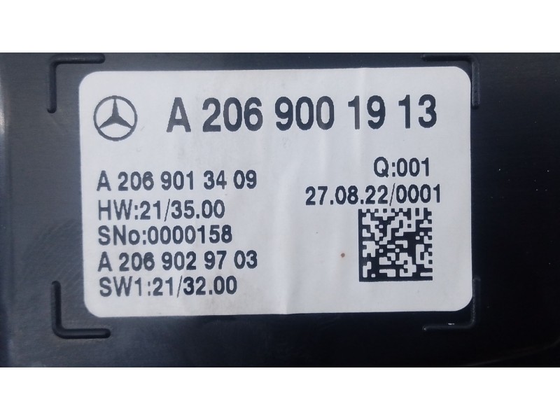 Recambio de cuadro instrumentos para mercedes-benz clase c (w206) c 220 d (206.016, 206.004) referencia OEM IAM A2069001913 A206