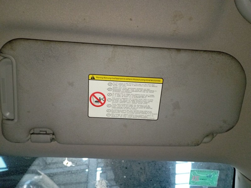 Recambio de parasol derecho para hyundai ix35 (lm, el, elh) 1.7 crdi referencia OEM IAM   